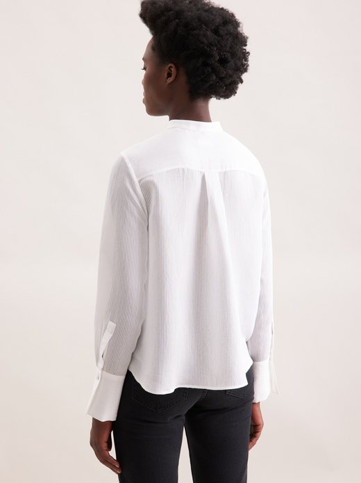 Damen Stehkragenbluse - Regular Fit