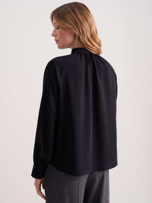 Damen Stehkragenbluse - Regular Fit