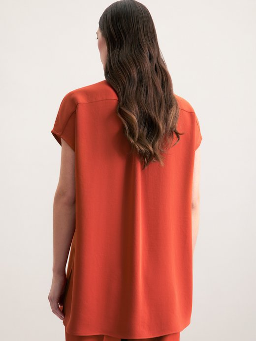 Damen Stehkragenbluse - Regular Fit