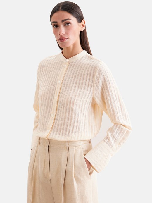 Damen Stehkragenbluse - Regular Fit