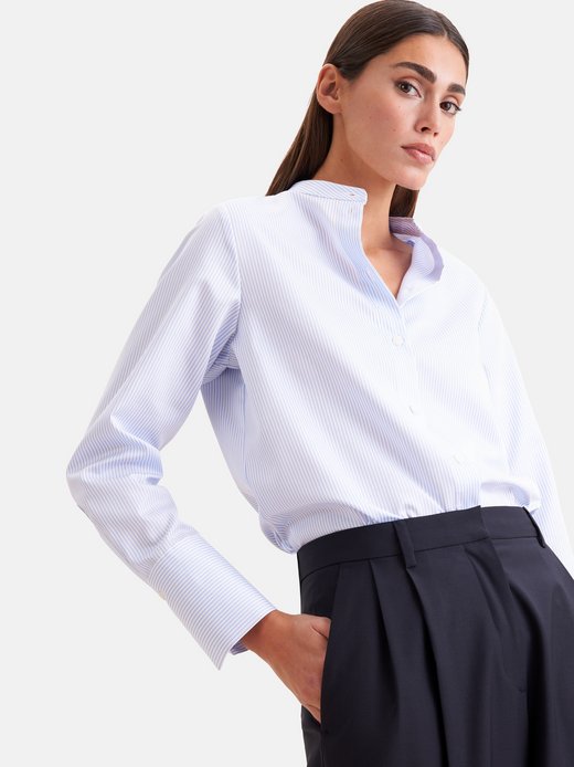 Damen Stehkragenbluse - Regular Fit
