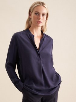 Damen Stehkragenbluse - Regular Fit