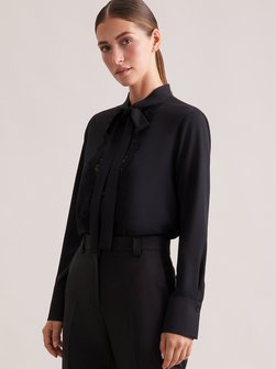 Damen Stehkragenbluse - Regular Fit