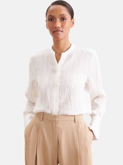 Damen Stehkragenbluse - Regular Fit