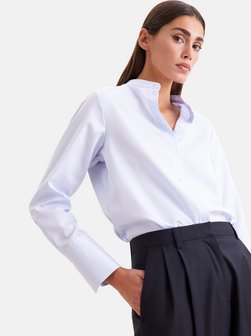 Damen Stehkragenbluse - Regular Fit