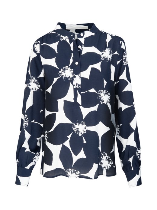 Damen Stehkragenbluse - Regular fit Fit