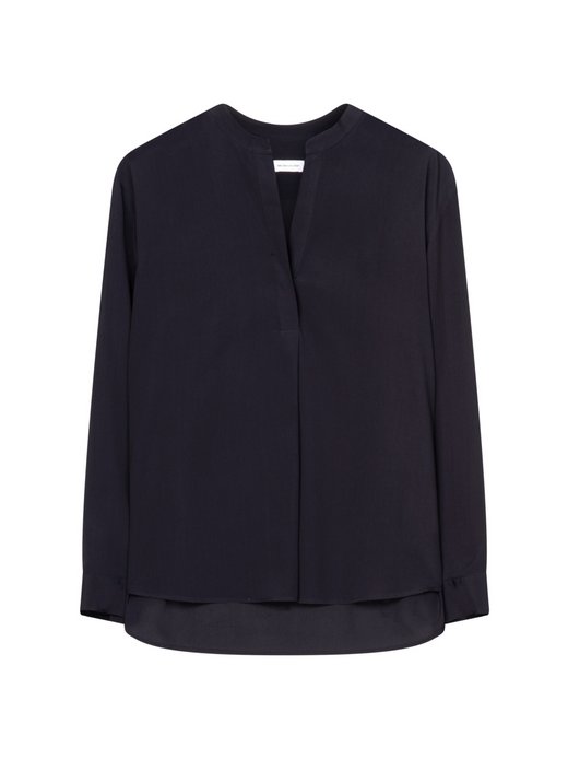 Damen Stehkragenbluse - Uni