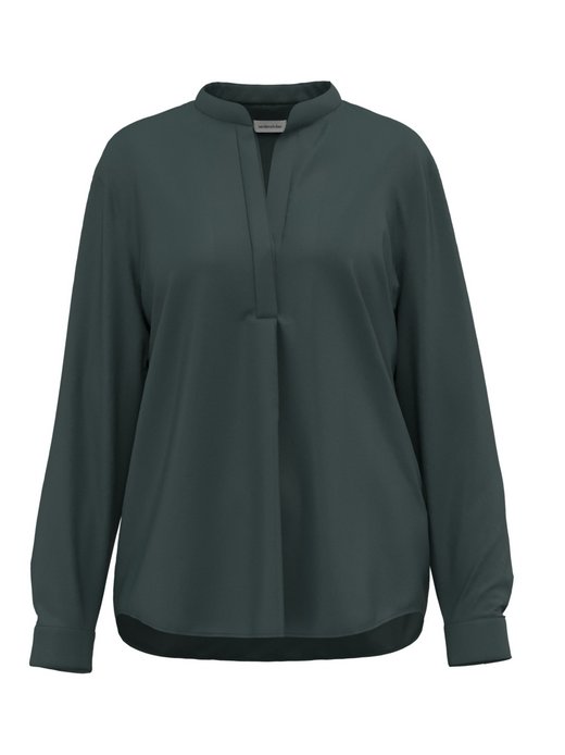 Damen Stehkragenbluse - Uni