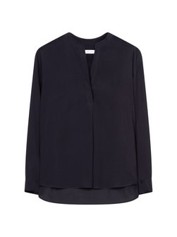 Damen Stehkragenbluse - Uni