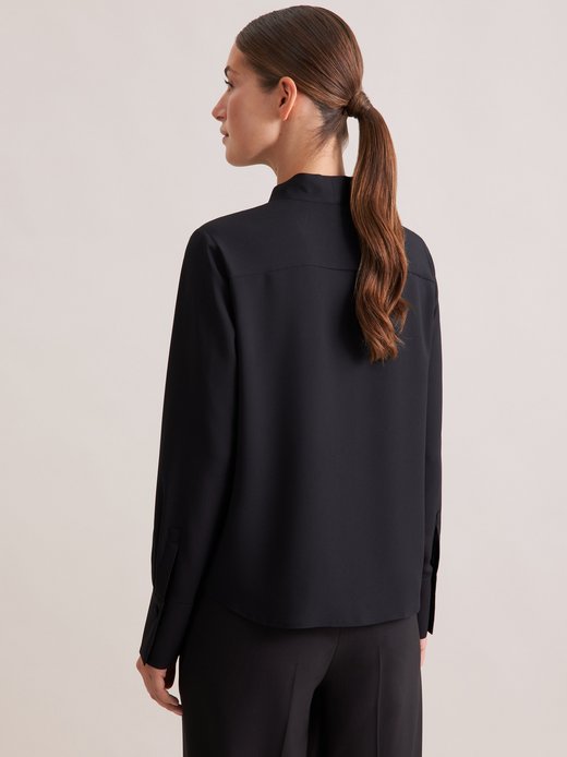 Damen Stehkragenbluse