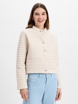 Artikelbild Damen Stepp-Übergangsjacke von comma in beige uni