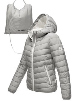 Artikelbild Damen Steppjacke - Pack Mich Ein von Marikoo in grau uni