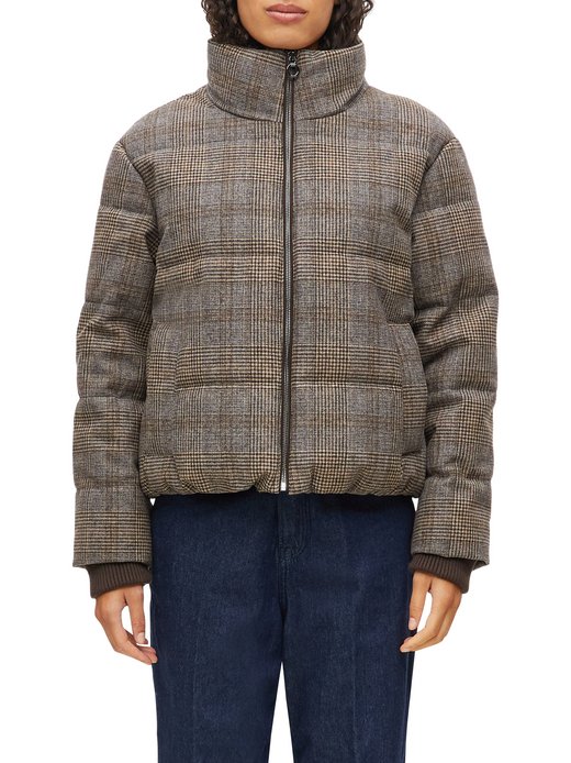 Damen Steppjacke aus Wolle mit Cashmere-Anteil
