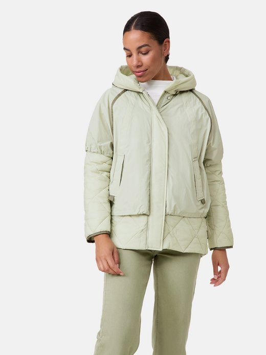 Kapuze Taifun Steppjacke Damen 180 TA01 TAIFUN Damen Jacke Steppjacke 38  Petrol Kapuze