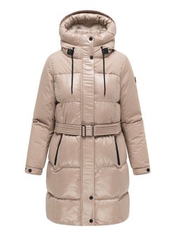Damen Steppmantel - Mandelkuss 14