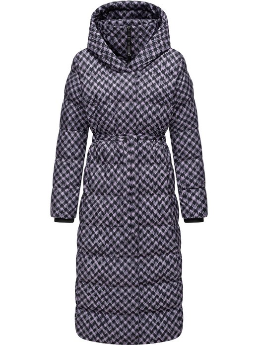 Damen Steppmantel - Niara Long Print