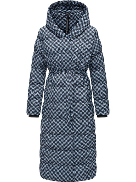 Damen Steppmantel - Niara Long Print