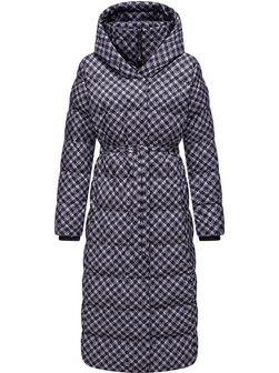 Damen Steppmantel - Niara Long Print