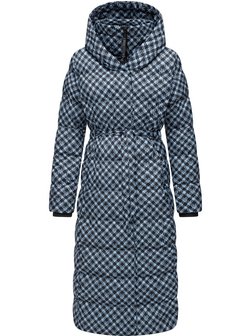 Damen Steppmantel - Niara Long Print