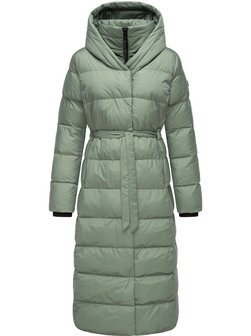 Artikelbild Damen Steppmantel - Niara Long von Ragwear in grün uni