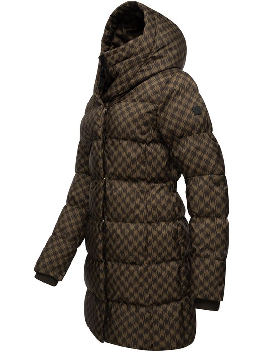 Damen Steppmantel - Niara Print