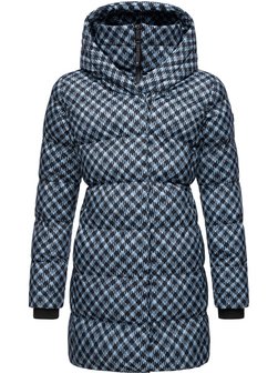 Damen Steppmantel - Niara Print
