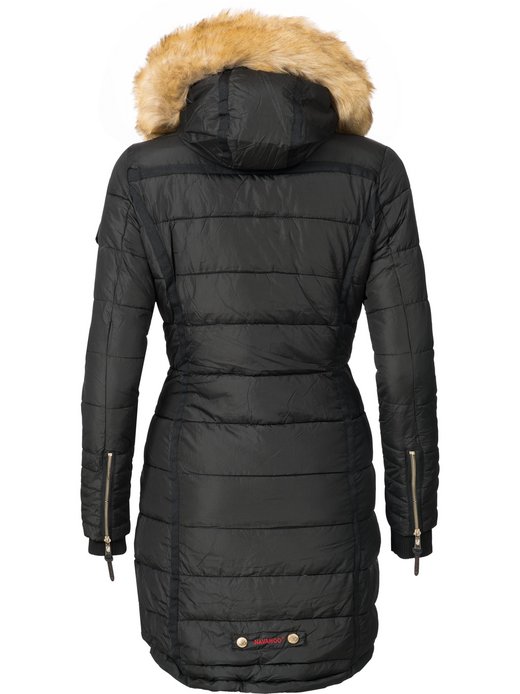 Damen Steppmantel - Papaya