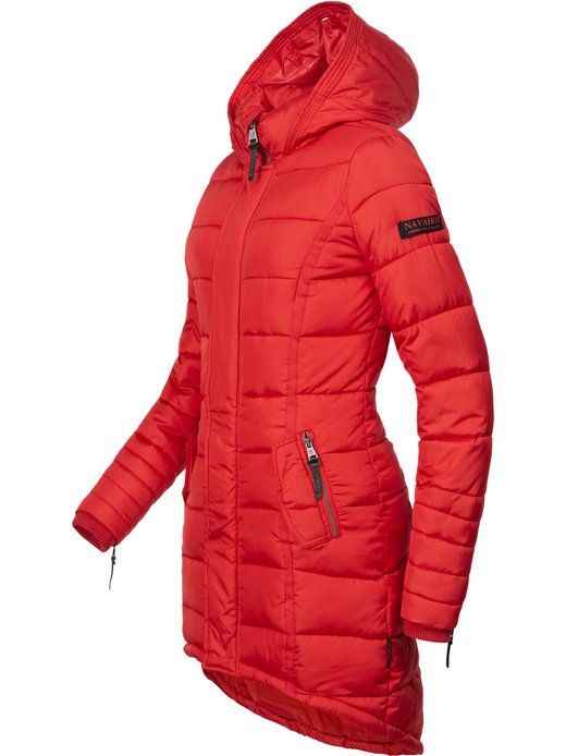 Damen Steppmantel - Papaya