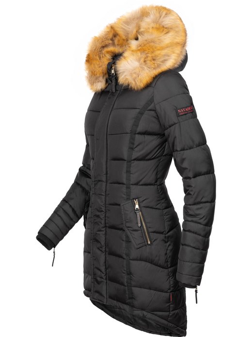 Damen Steppmantel - Papaya