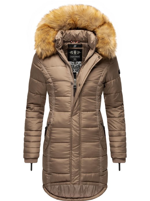 Damen Steppmantel - Papaya