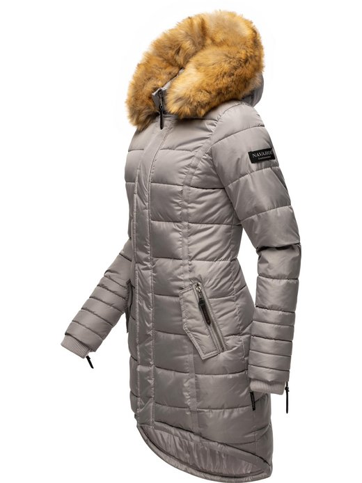 Damen Steppmantel - Papaya