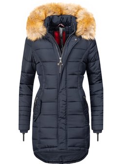 Damen Steppmantel - Papaya