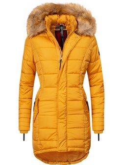 Damen Steppmantel - Papaya