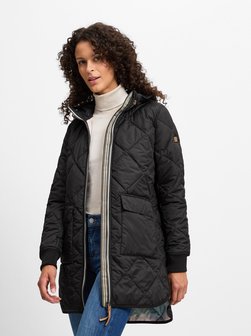 Artikelbild Damen Steppmantel von Camel Active in schwarz uni