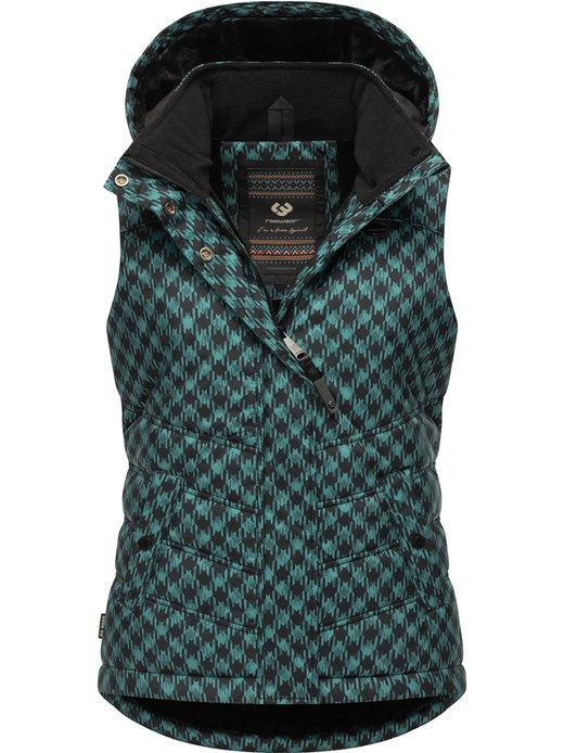 Damen Steppweste - Hesty Print