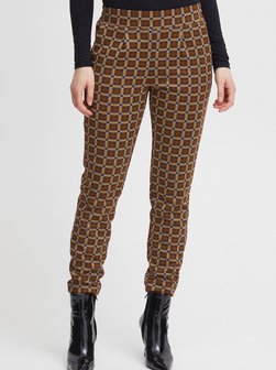 Artikelbild Damen Stoffhose - BYROWAN von B.Young in mehrfarbig kariert