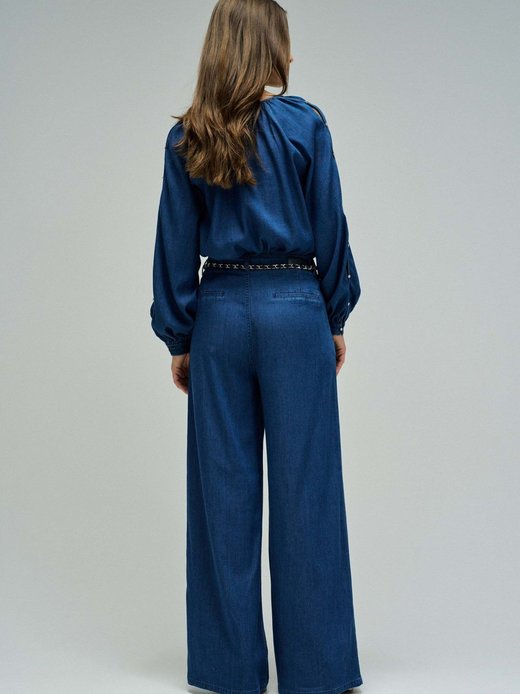 Damen Stoffhose - Chain Belt