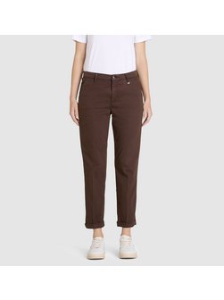 Damen Stoffhose - Chino turn up
