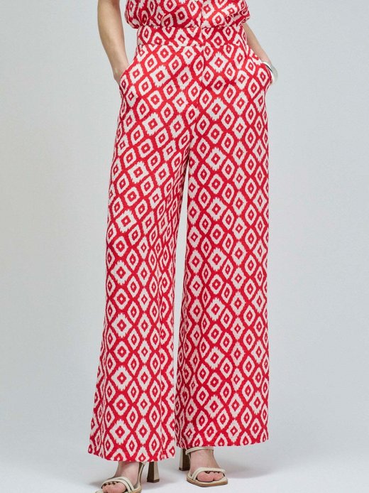 Damen Stoffhose - High Rise