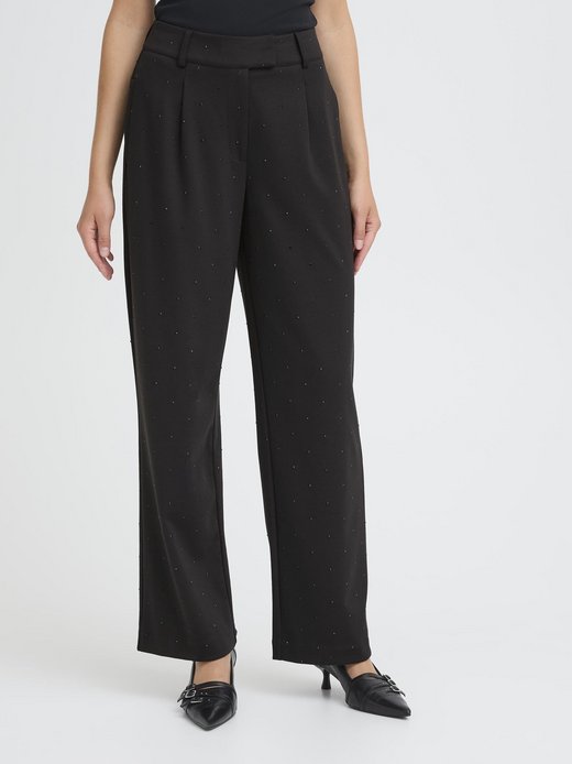 Damen Stoffhose IHKATE Hohe Taille