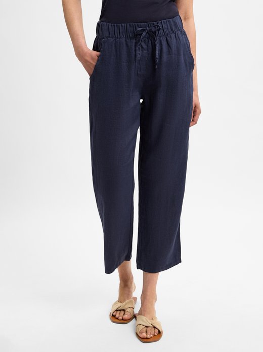 Damen Stoffhose aus Leinen