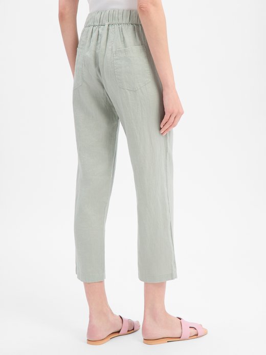 Damen Stoffhose aus Leinen