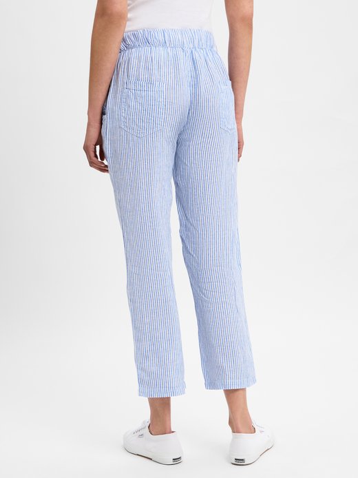 Damen Stoffhose aus Leinen