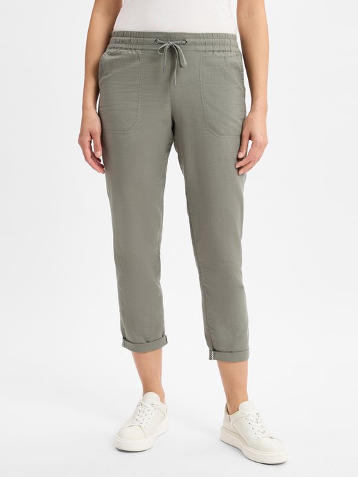 Damen Stoffhose mit Leinen-Anteil - Lisa