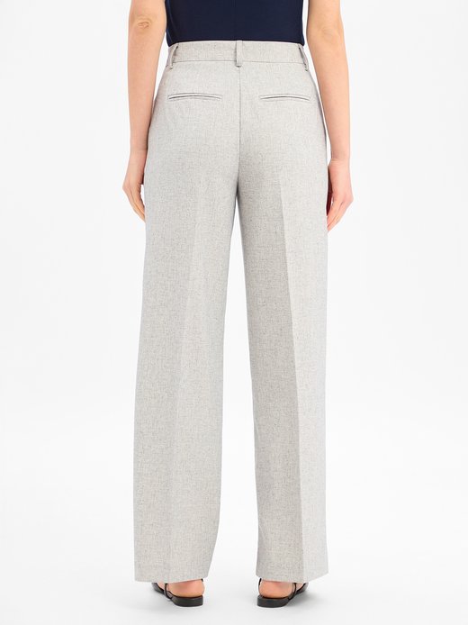 Damen Stoffhose mit Leinen-Anteil - YASRiu