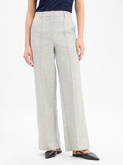 Damen Stoffhose mit Leinen-Anteil - YASRiu