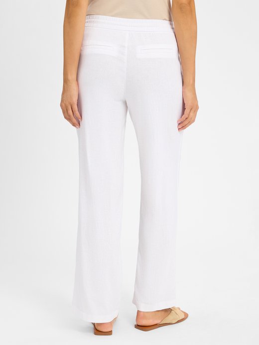 Damen Stoffhose mit Leinen-Anteil
