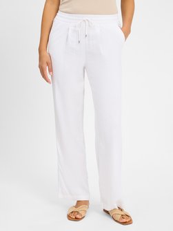 Damen Stoffhose mit Leinen-Anteil