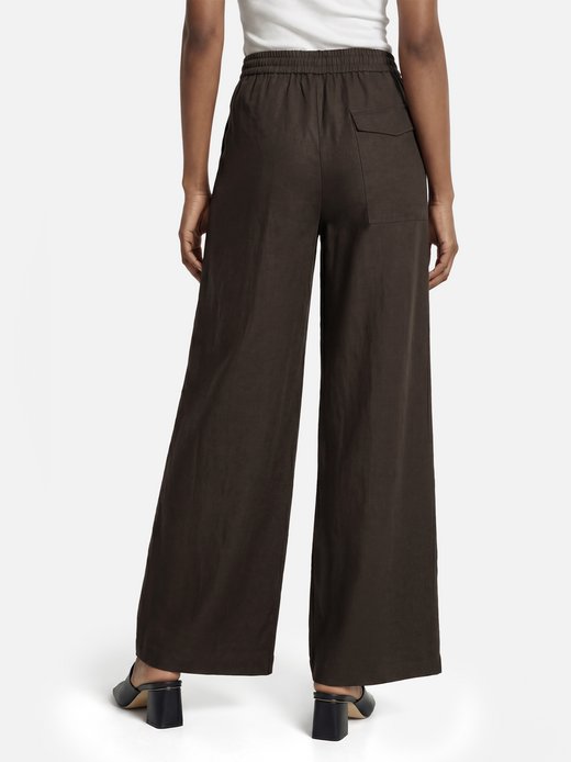 Damen Stoffhose mit Leinen