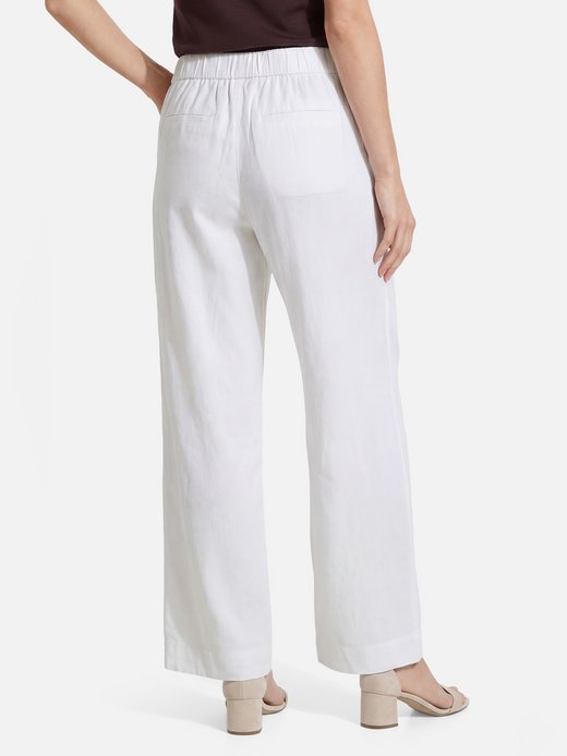 Damen Stoffhose mit Leinen